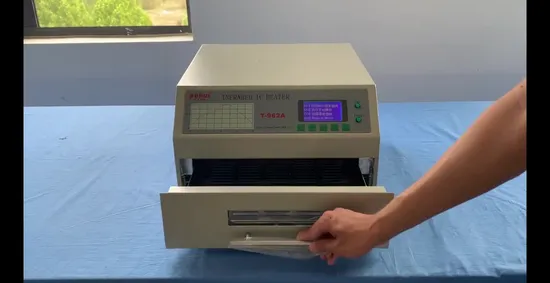赤外線ICヒーター基板はんだ付け機 T962A